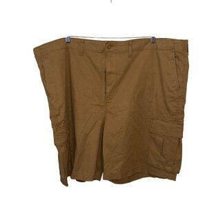 Old Navy Mens Lived-In Straight Cargo Shorts Size 54 Khaki